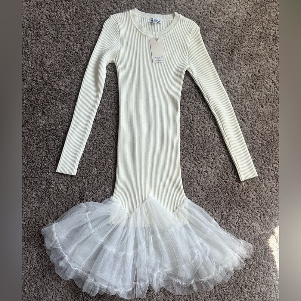 Brand new white dress